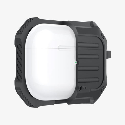 ASD00537 - Apple AirPods Pro Case Tough Armor in black showing the front